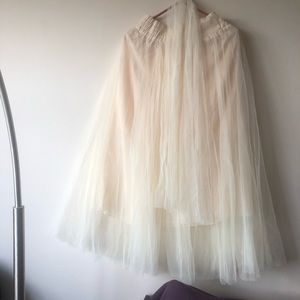 Semi sheer Tull skirt